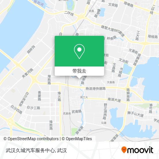 武汉久城汽车服务中心地图