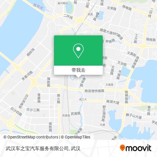 武汉车之宝汽车服务有限公司地图