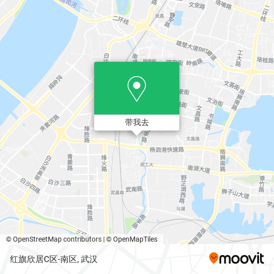 红旗欣居C区-南区地图
