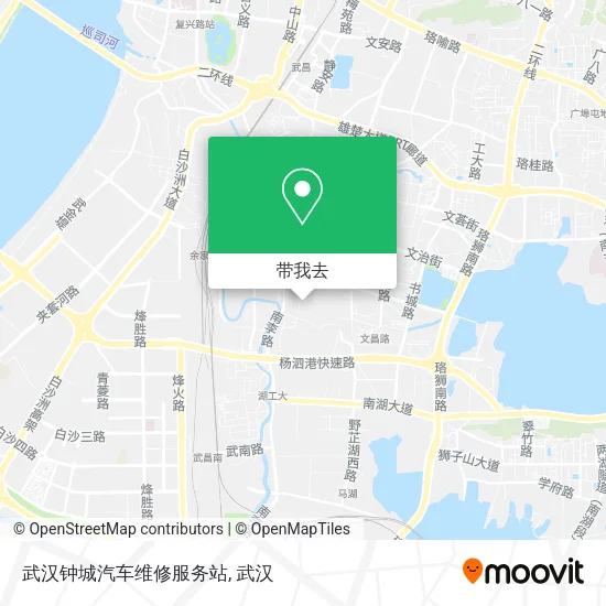 武汉钟城汽车维修服务站地图