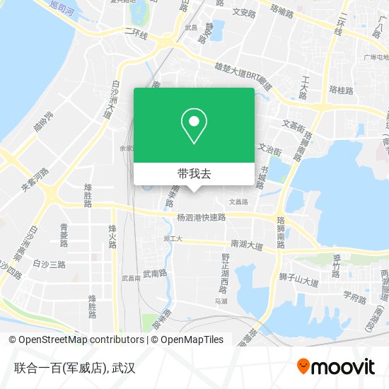 联合一百(军威店)地图