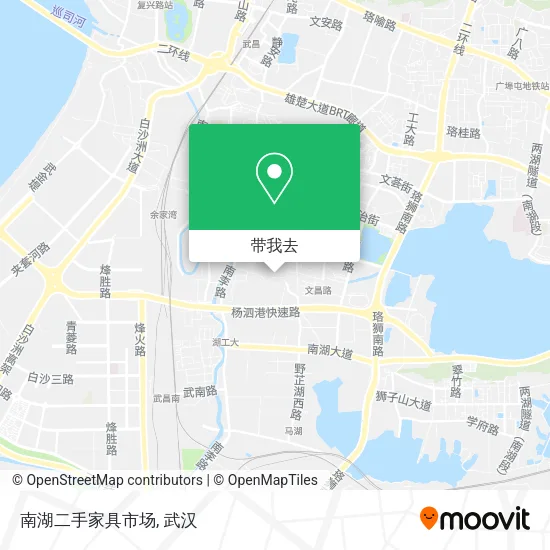 南湖二手家具市场地图
