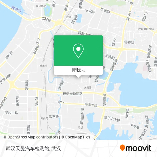 武汉天旻汽车检测站地图