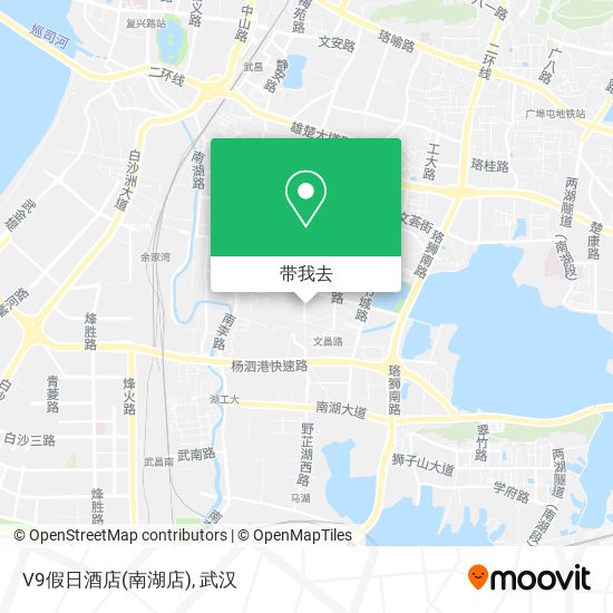 V9假日酒店(南湖店)地图