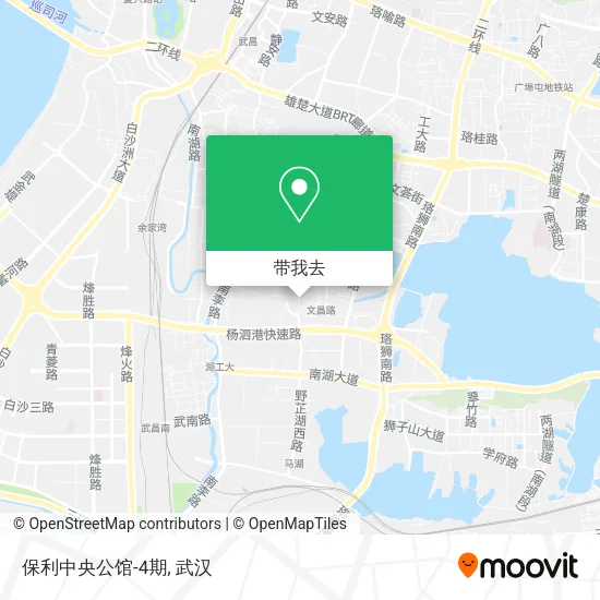 保利中央公馆-4期地图