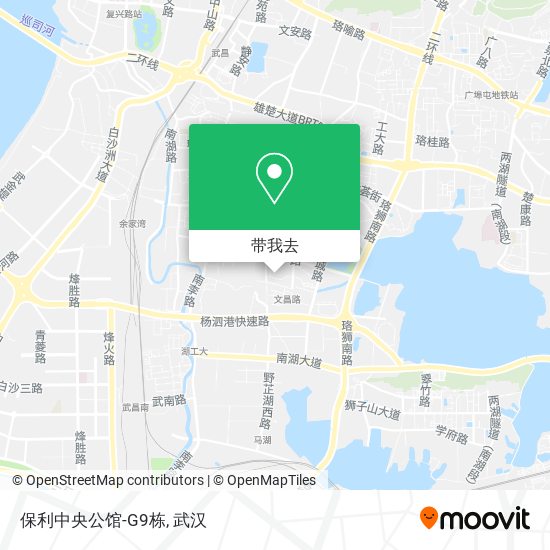保利中央公馆-G9栋地图