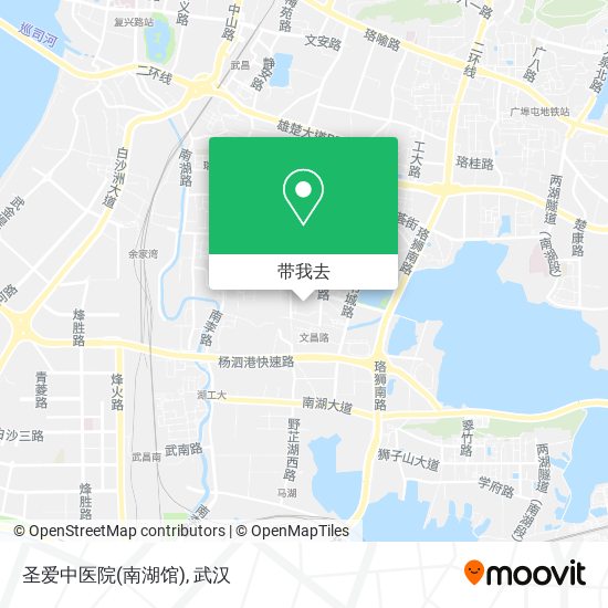 圣爱中医院(南湖馆)地图