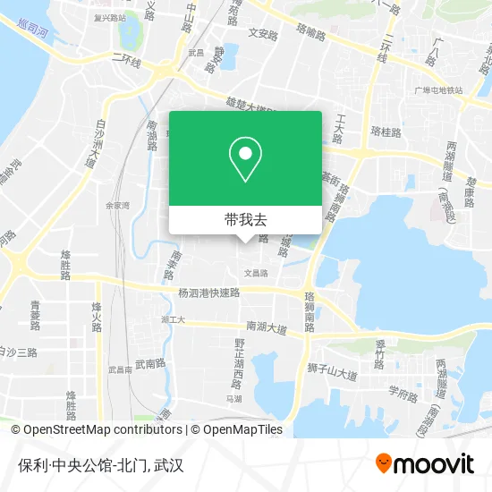 保利·中央公馆-北门地图
