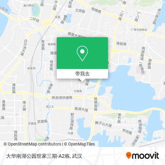 大华南湖公园世家三期-A2栋地图