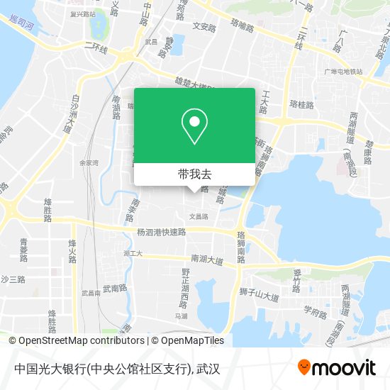 中国光大银行(中央公馆社区支行)地图