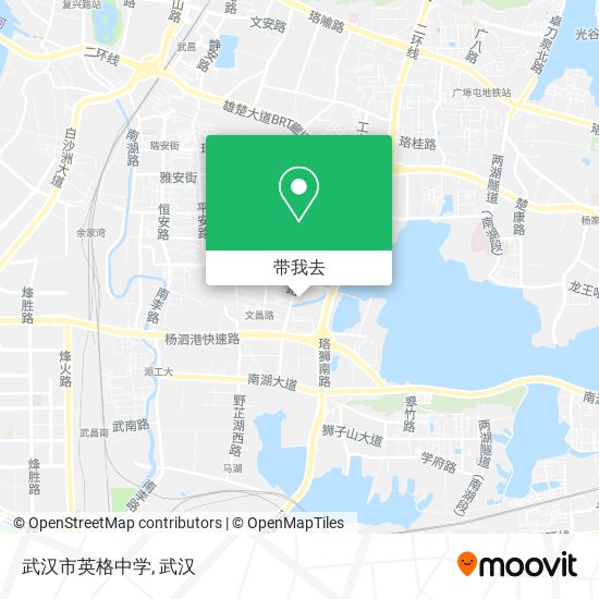 武汉市英格中学地图