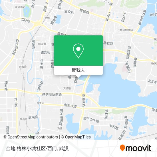 金地·格林小城社区-西门地图