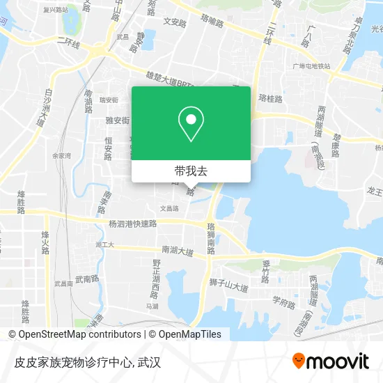 皮皮家族宠物诊疗中心地图