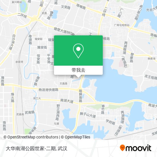 大华南湖公园世家-二期地图