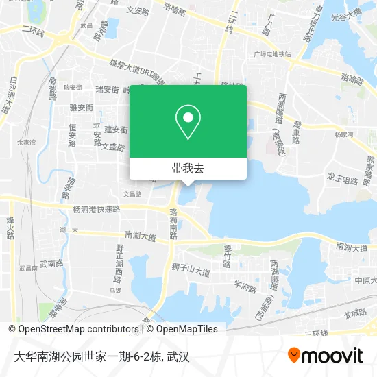 大华南湖公园世家一期-6-2栋地图