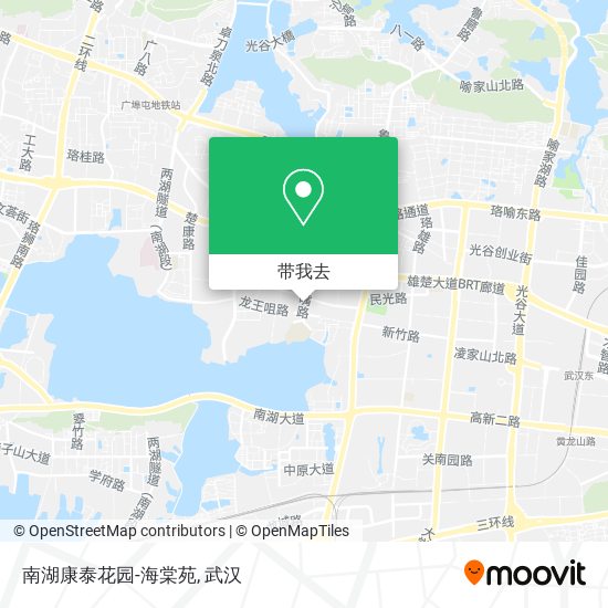 南湖康泰花园-海棠苑地图