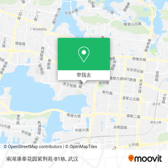 南湖康泰花园紫荆苑-B1栋地图