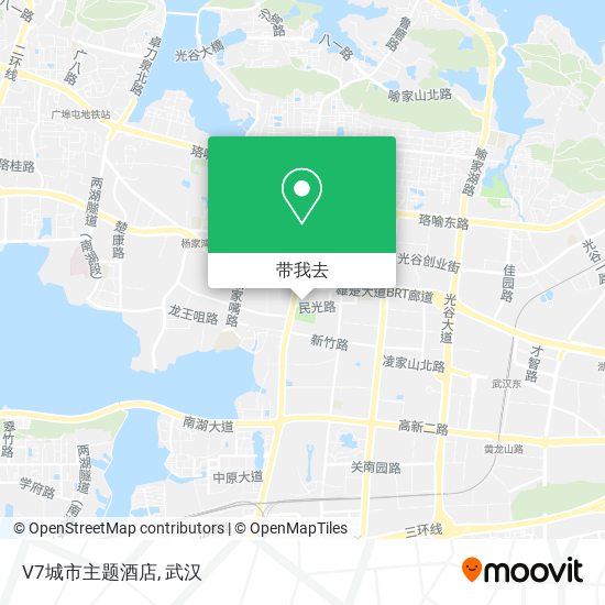 V7城市主题酒店地图