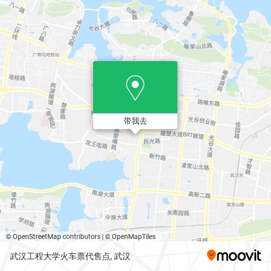 武汉工程大学火车票代售点地图