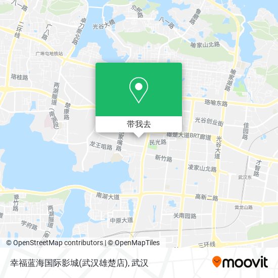 幸福蓝海国际影城(武汉雄楚店)地图