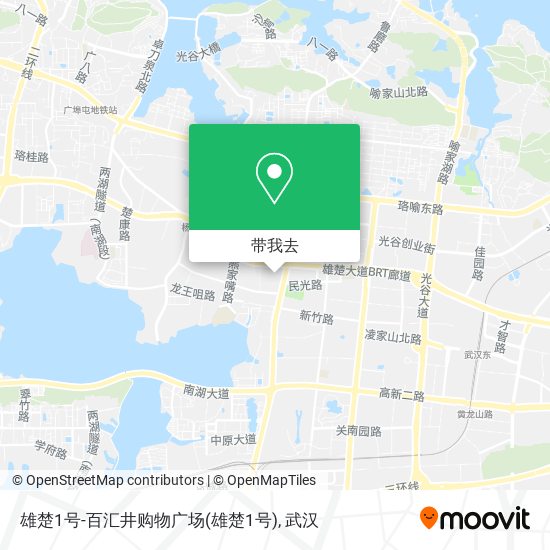 雄楚1号-百汇井购物广场地图