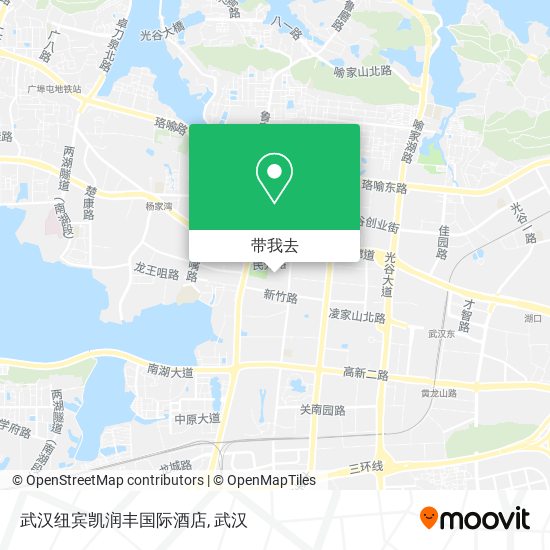 武汉纽宾凯润丰国际酒店地图
