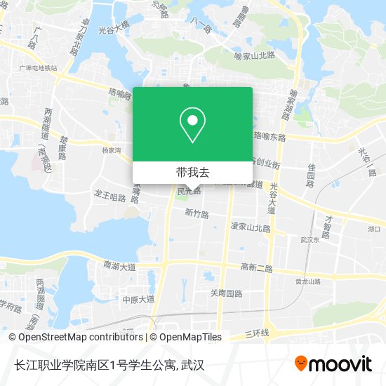 长江职业学院南区1号学生公寓地图
