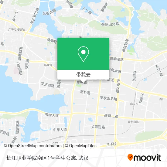 长江职业学院南区1号学生公寓地图