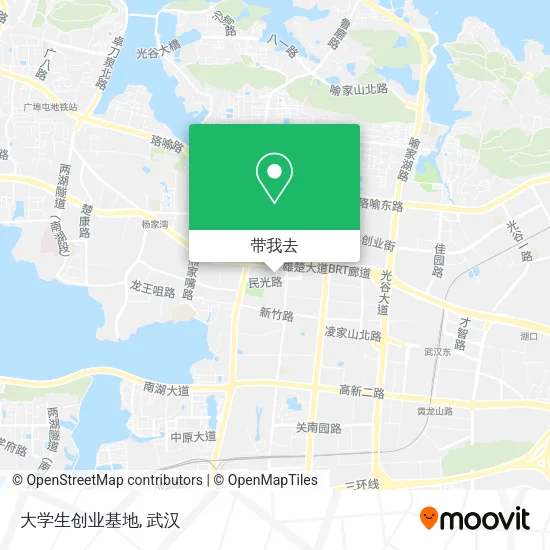 大学生创业基地地图