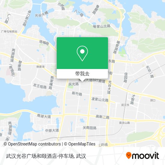 武汉光谷广场和颐酒店-停车场地图
