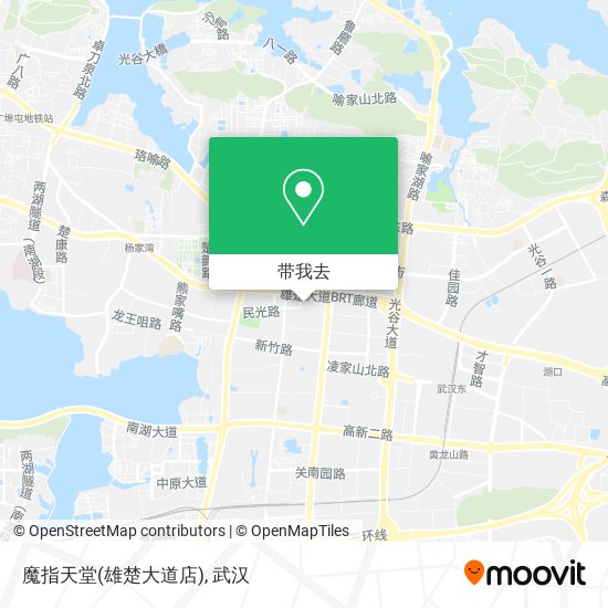 魔指天堂(雄楚大道店)地图