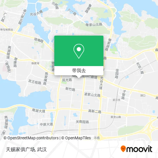 天赐家俱广场地图
