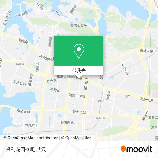 保利花园-3期地图