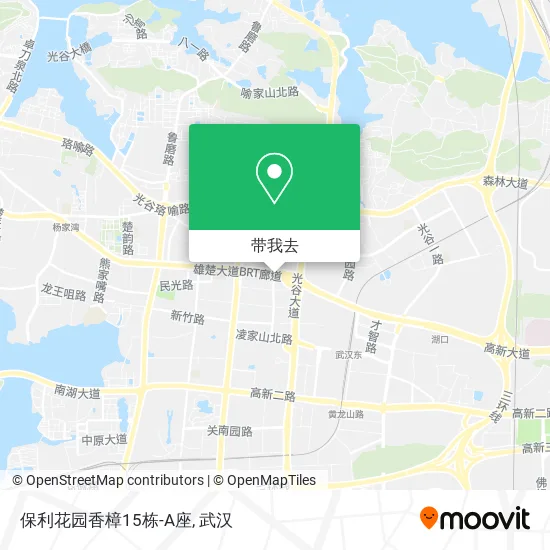 保利花园香樟15栋-A座地图