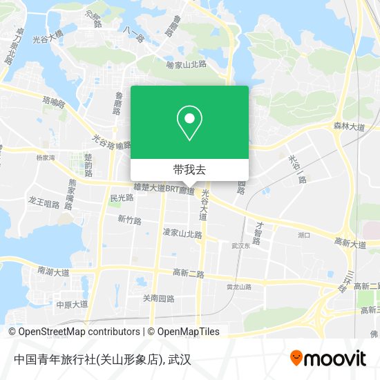 中国青年旅行社(关山形象店)地图