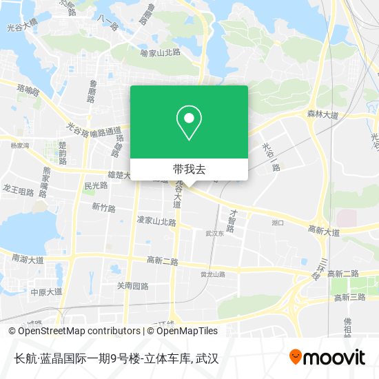 长航·蓝晶国际一期9号楼-立体车库地图