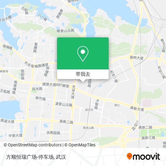 方顺恒瑞广场-停车场地图