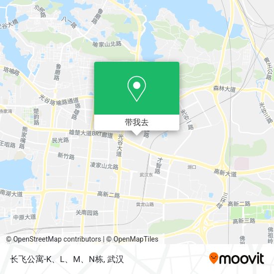 长飞公寓-K、L、M、N栋地图