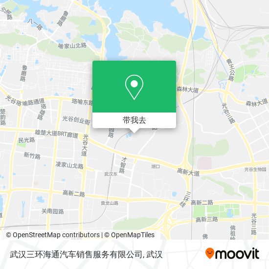 武汉三环海通汽车销售服务有限公司地图