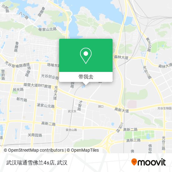 武汉瑞通雪佛兰4s店地图
