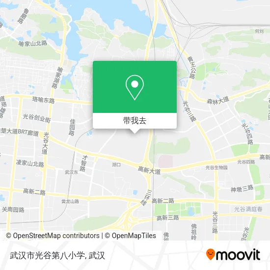武汉市光谷第八小学地图