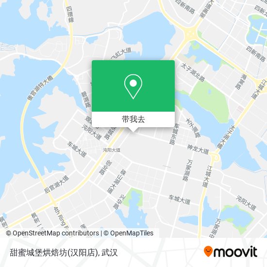 甜蜜城堡烘焙坊(汉阳店)地图