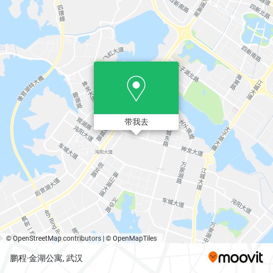鹏程·金湖公寓地图