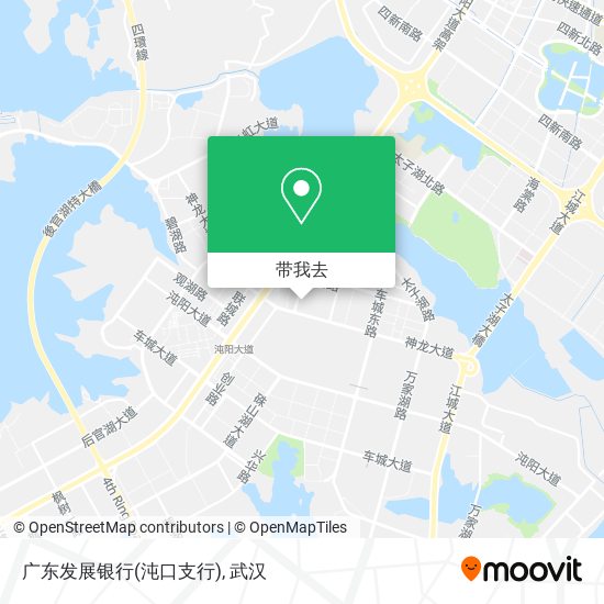 广东发展银行(沌口支行)地图