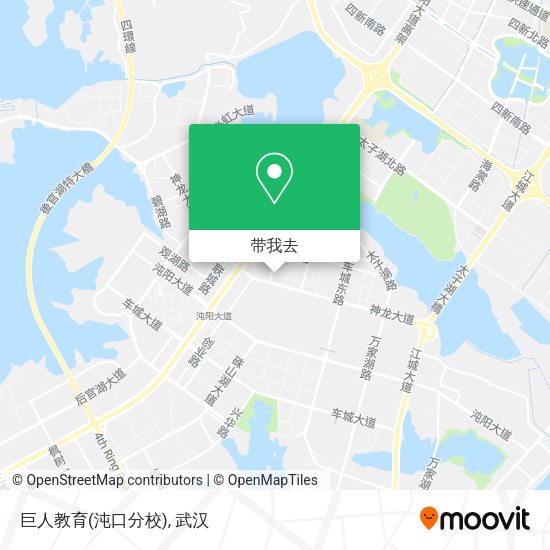 巨人教育(沌口分校)地图