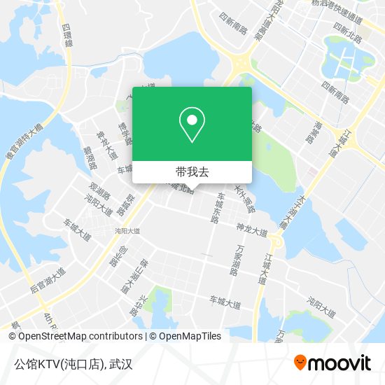 公馆KTV(沌口店)地图