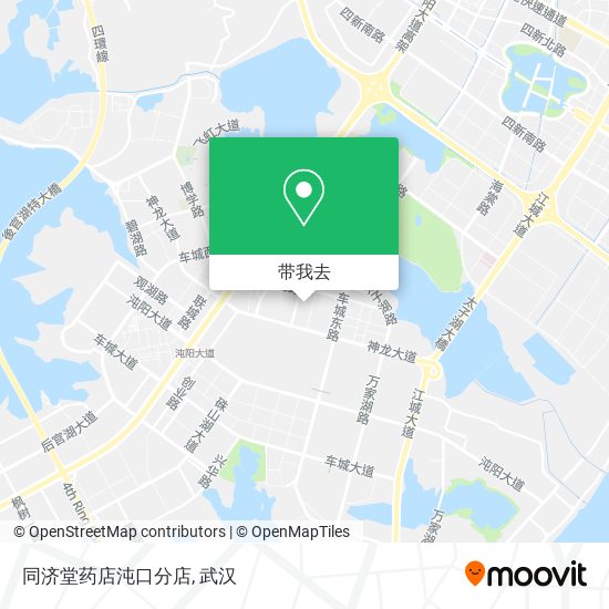 同济堂药店沌口分店地图