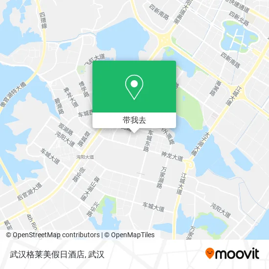 武汉格莱美假日酒店地图