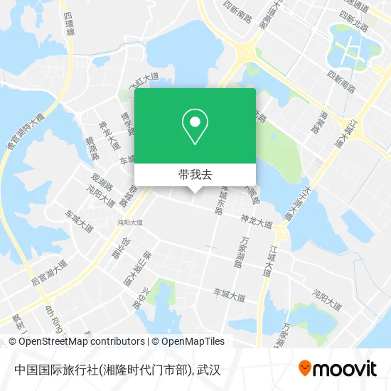 中国国际旅行社(湘隆时代门市部)地图