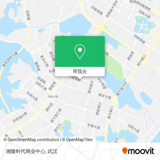 湘隆时代商业中心地图